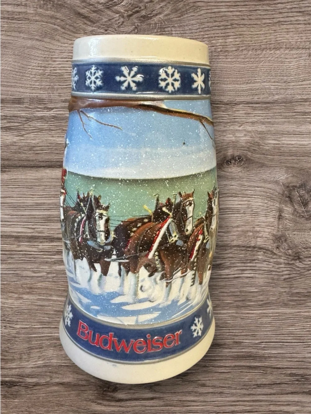 Budweiser beer stein